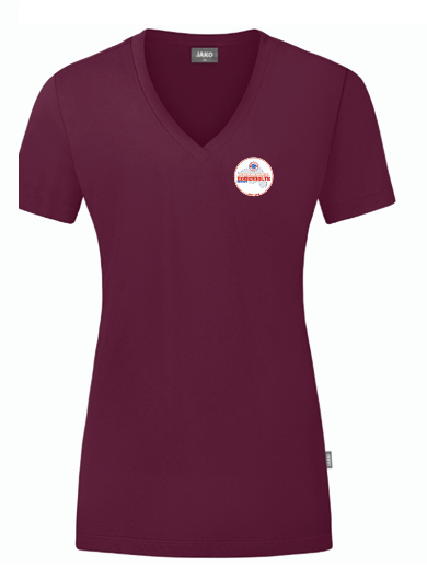 FC Bayern Fanclub Hohenholte T-Shirt Organic Damen maroon