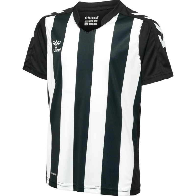 Hummel Hmlcore XK Striped Jersey S/S Kids black/white