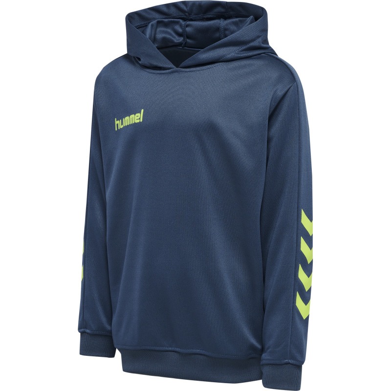 Hummel Hmlpromo Kids Poly Hoodie dark denim/lime punch