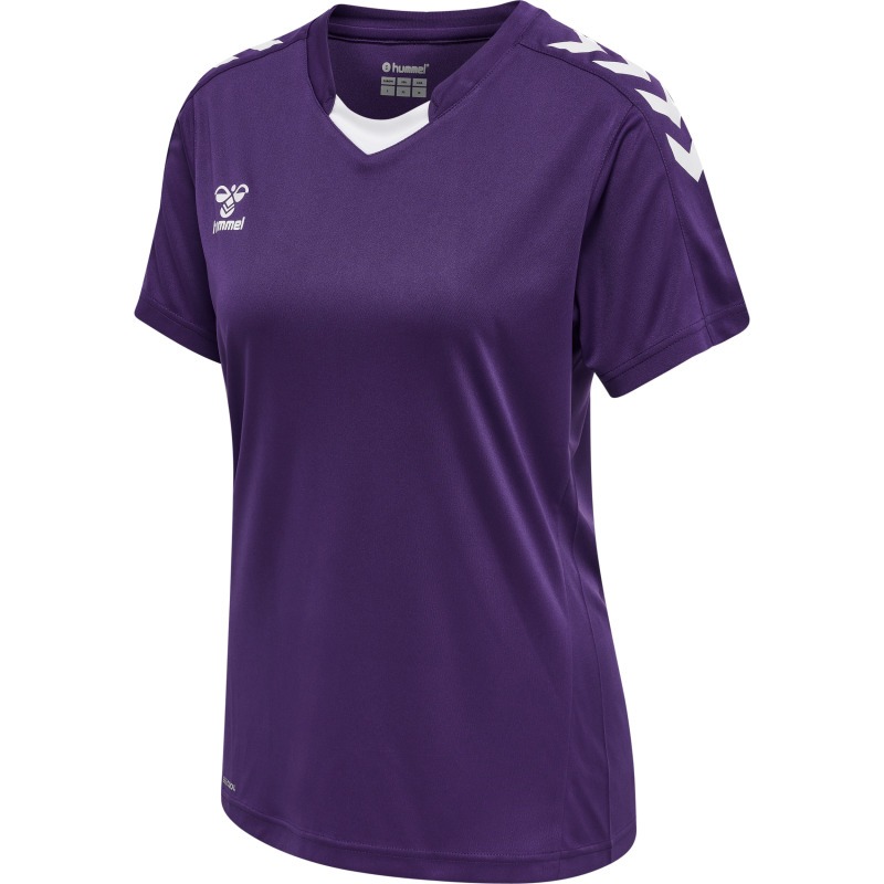 Hummel Hmlcore XK Poly Jersey S/S Woman acai/white