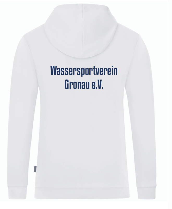Wassersportverein Gronau Kapuzensweat Organic weiß