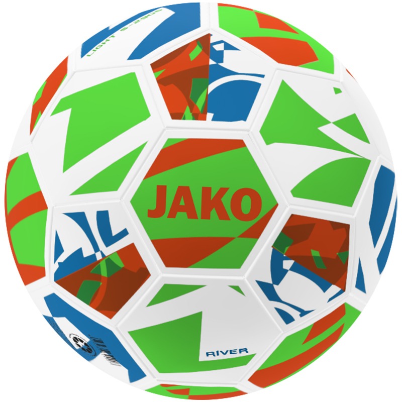 Jako Lightball River weiß-neongrün-neonorange, 350g