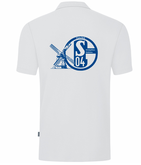 S04 Fanclub Südlohn Polo Organic weiß
