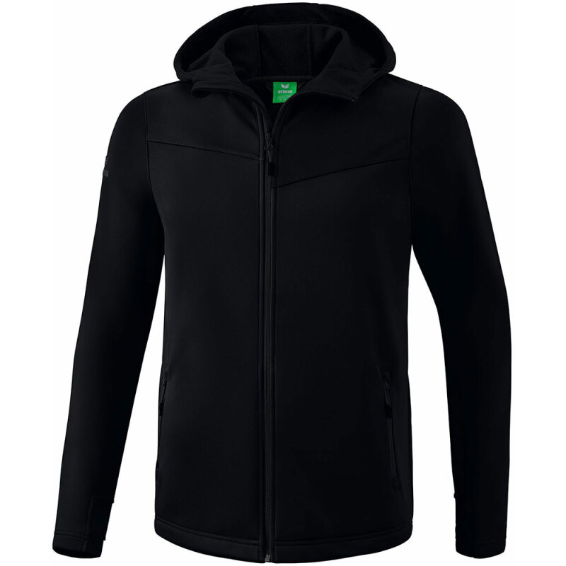Erima Kinder Softshelljacke Performance schwarz