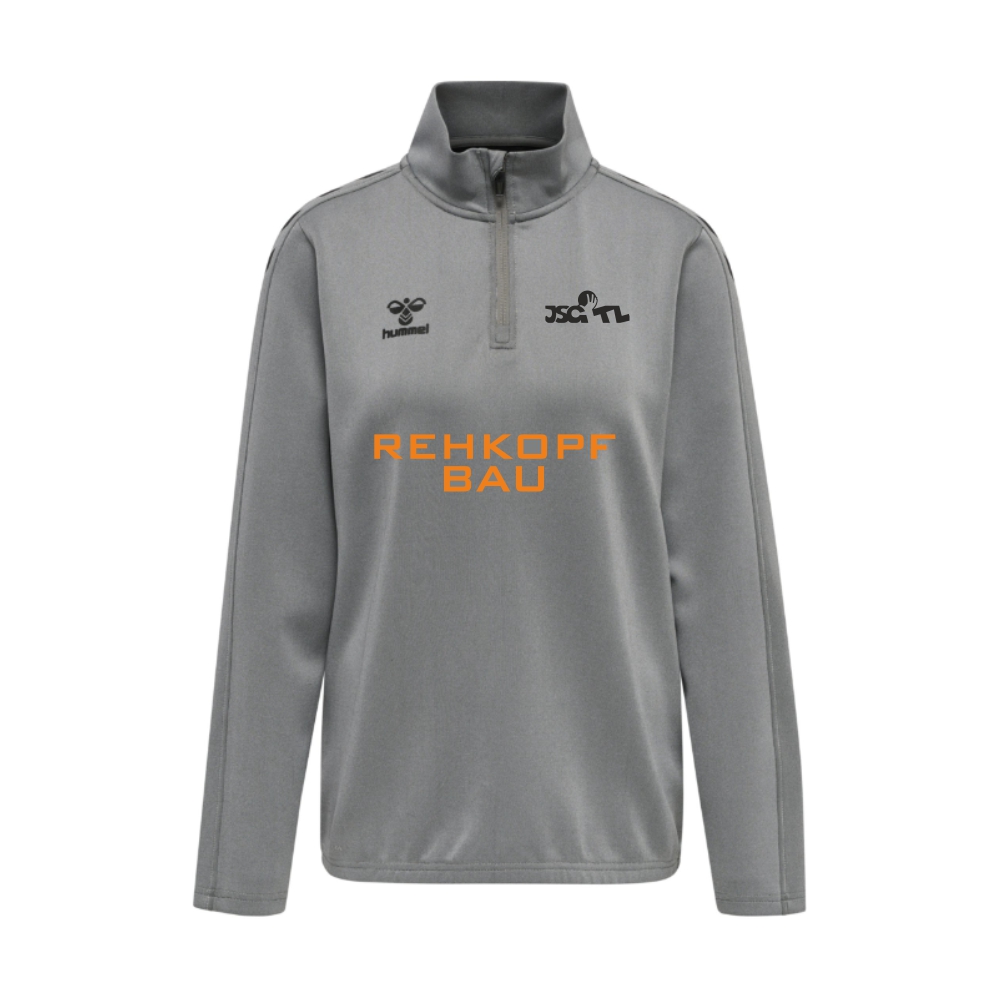 JSG Tecklenburger Land Core XK Damen Half Zip Poly Sweat anthrazit-schwarz