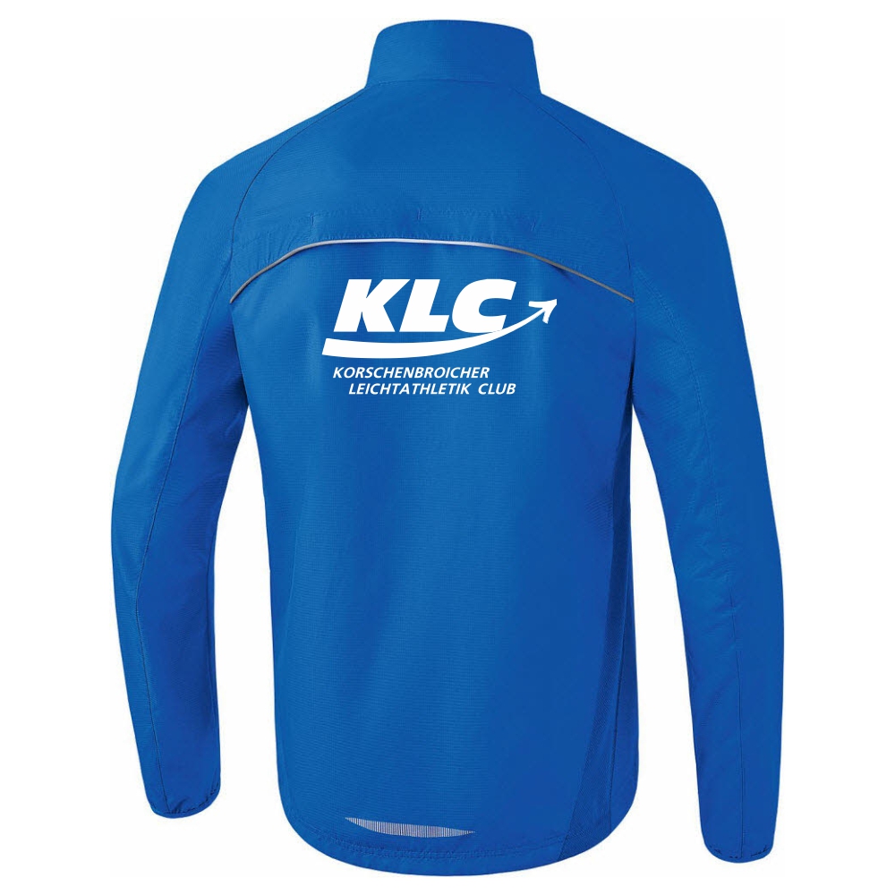 Korschenbroicher Leichtathletik Club Athletic Line Laufjacke blau-weiß