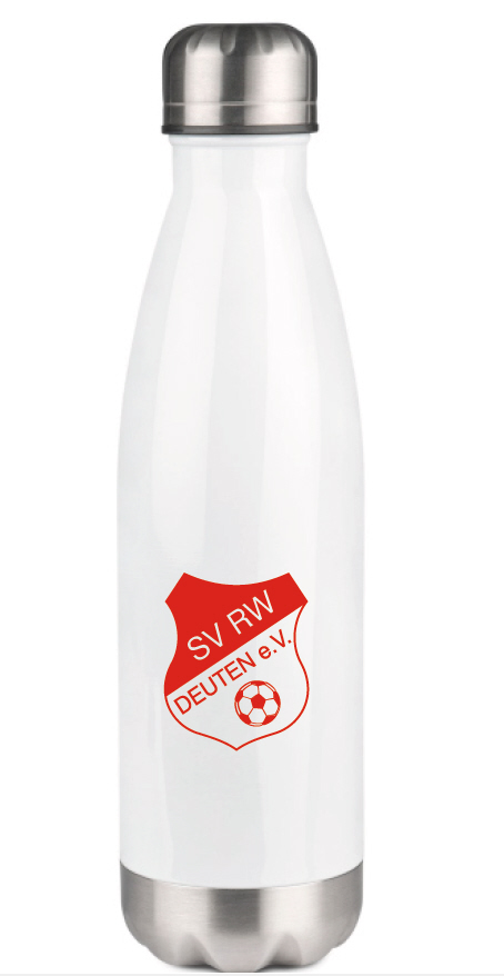 Rot-Weiß Deuten Thermoflasche