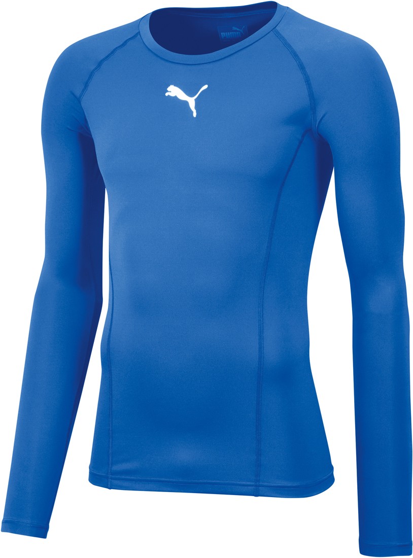Puma Liga Baselayer Kinder Langarm Shirt el. blue lemonade