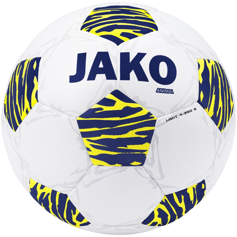 Jako  Lightball Animal weiß/navy/neongelb, 350g