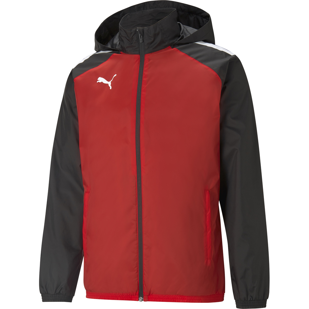 Puma Kinder Allwetterjacke teamLIGA rot-schwarz
