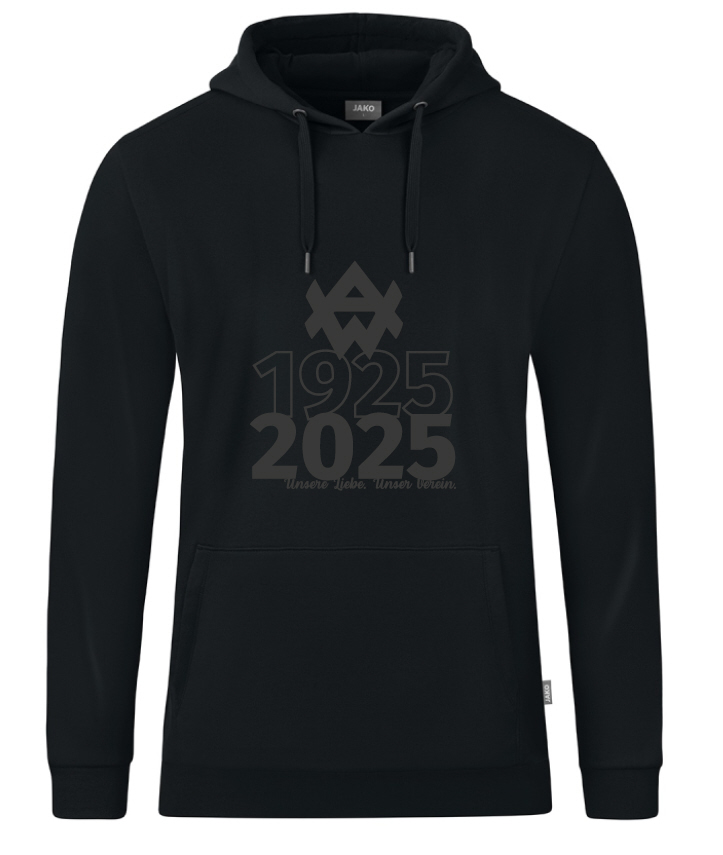 Adler Weseke Kapuzensweat Organic schwarz 1925