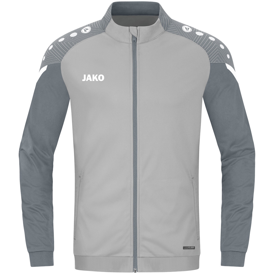 Jako Kinder Polyesterjacke Performance grau