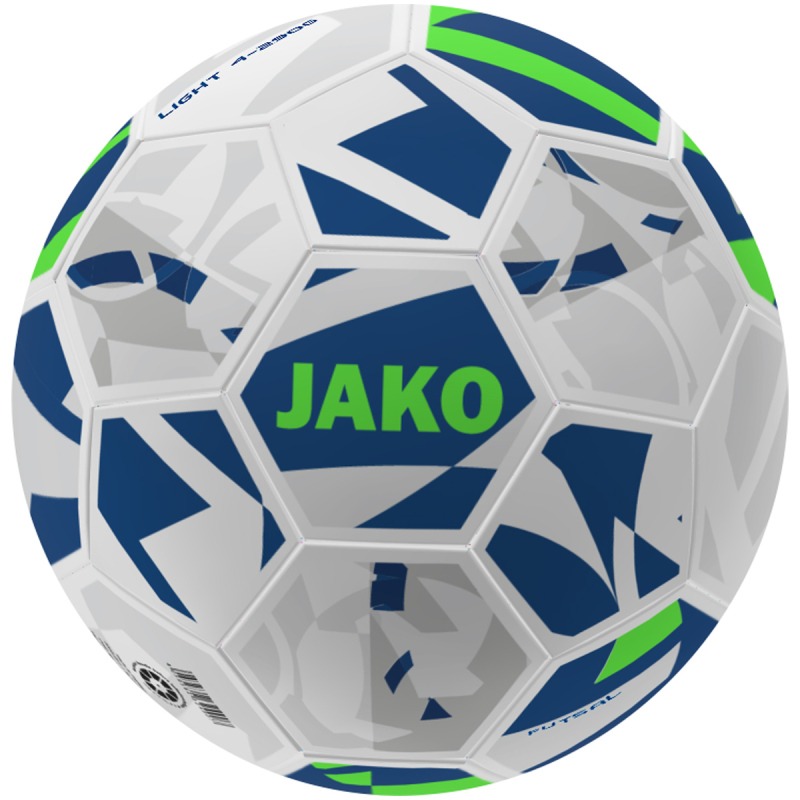 Jako Lightball Futsal weiß-navy-neongrün, 290g