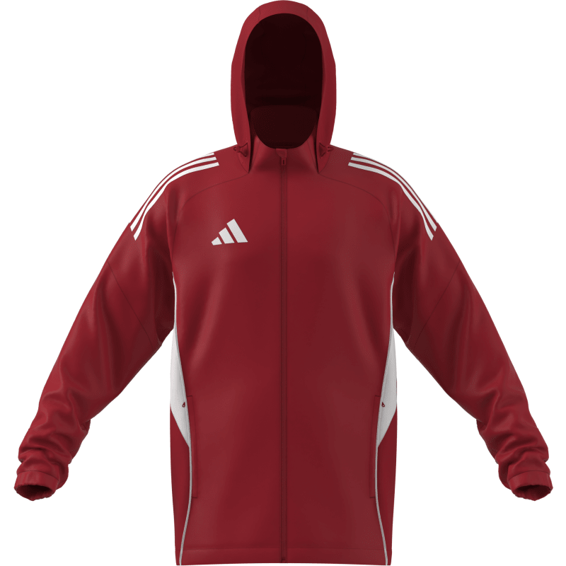 Adidas Allwetterjacke Tiro 25 Competition vivid red-white