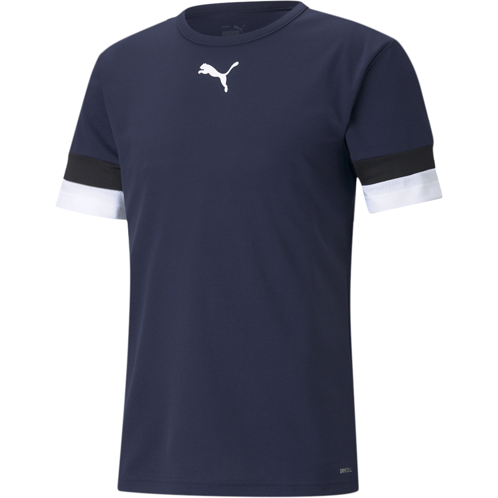 Puma Kinder Trikot teamRISE blau-schwarz-weiß