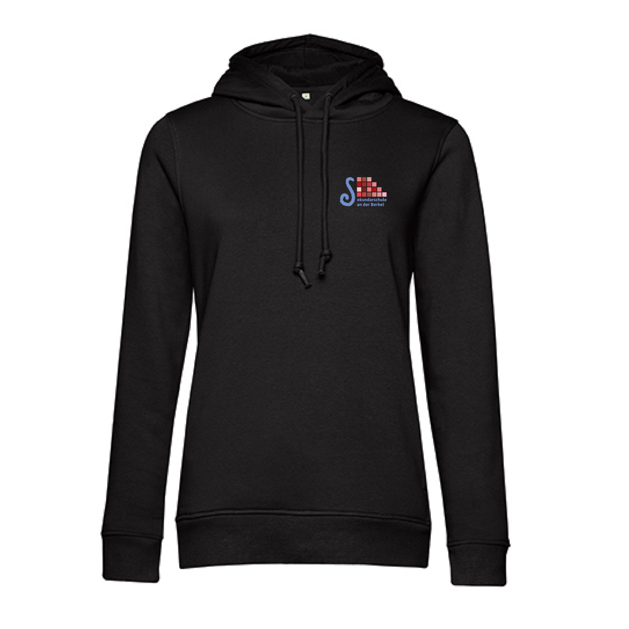 Sekundarschule Vreden Damen Hooded Sweat Schwarz Schul Logo