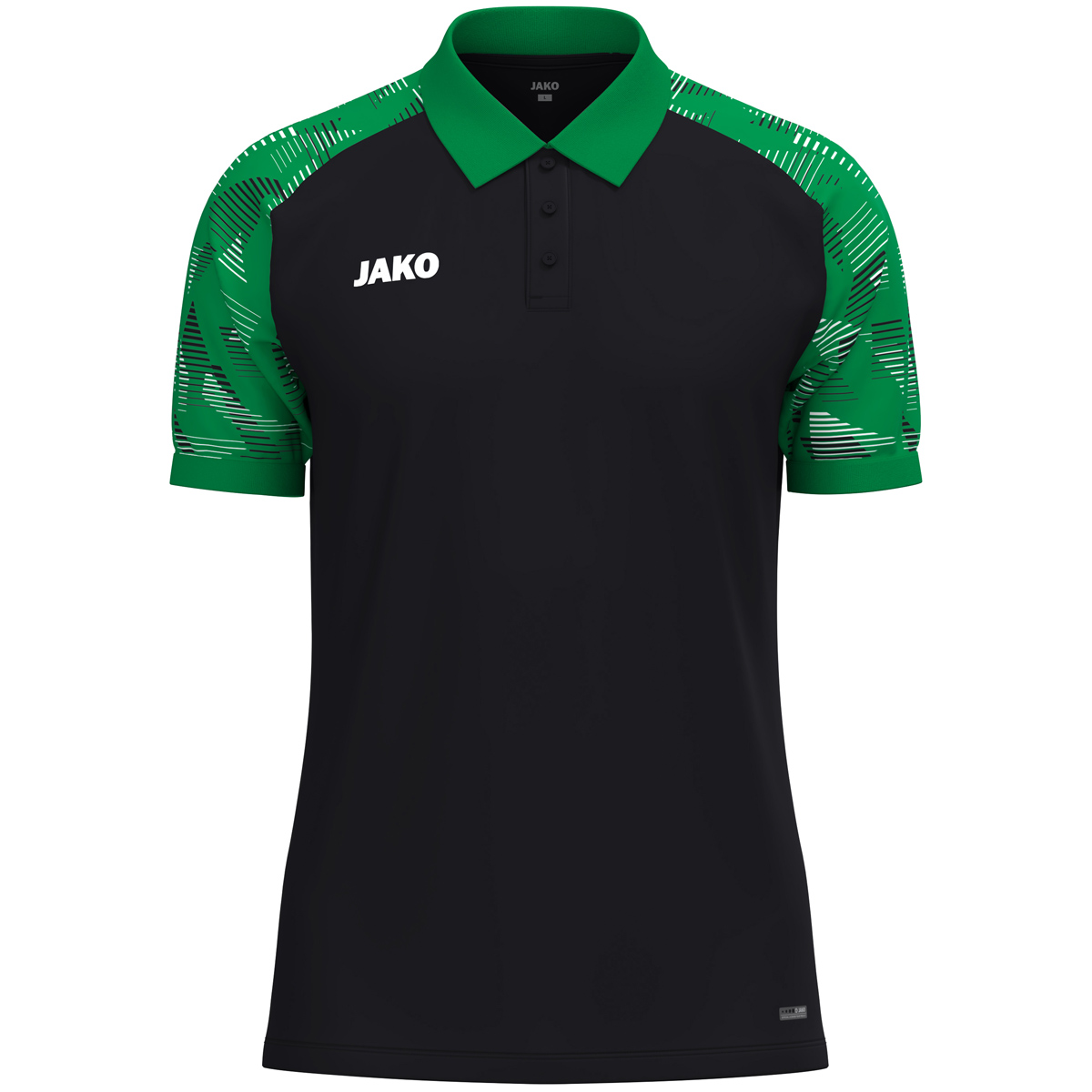 Jako Polo Sonic Kinder schwarz/grün