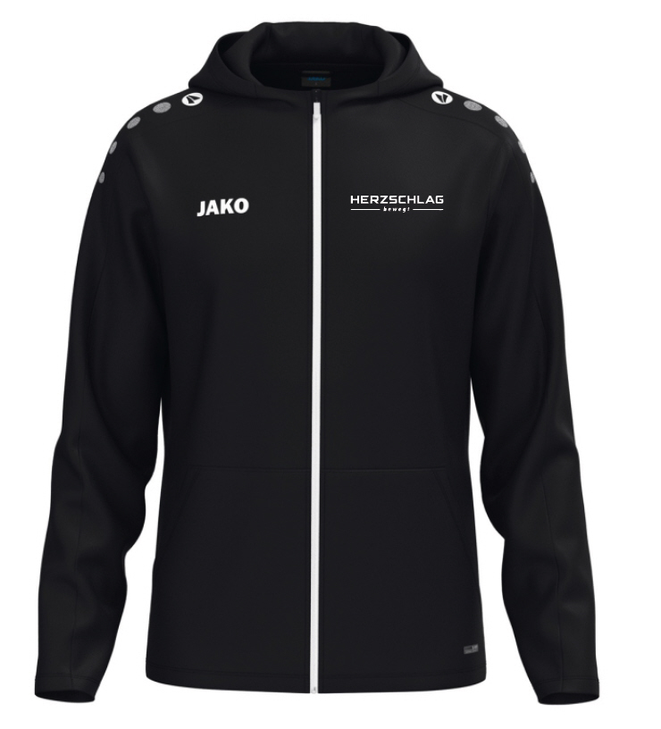 Herzschlag bewegt Kapuzenjacke Light One schwarz Herren