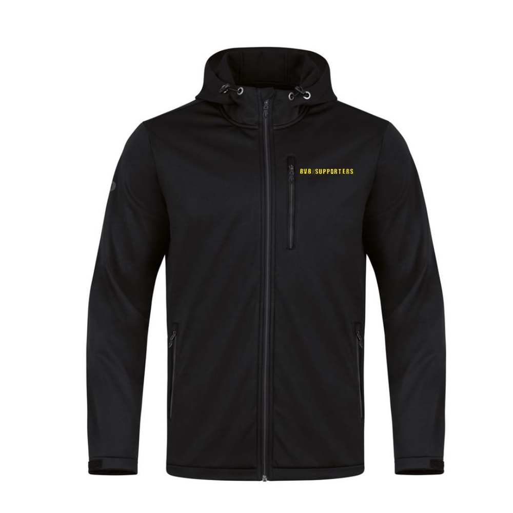 BVB Supporters Damen Softshelljacke Premium schwarz