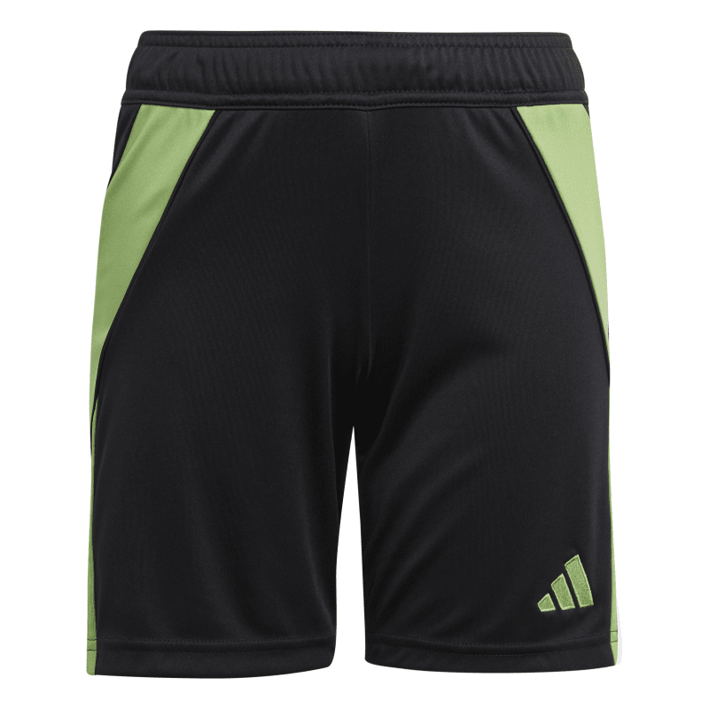 Adidas Kinder Shorts Tiro 24 black-semi lucid lime