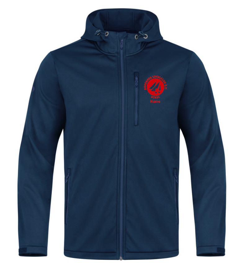 Borkener Segelclub Softshelljacke Premium navy