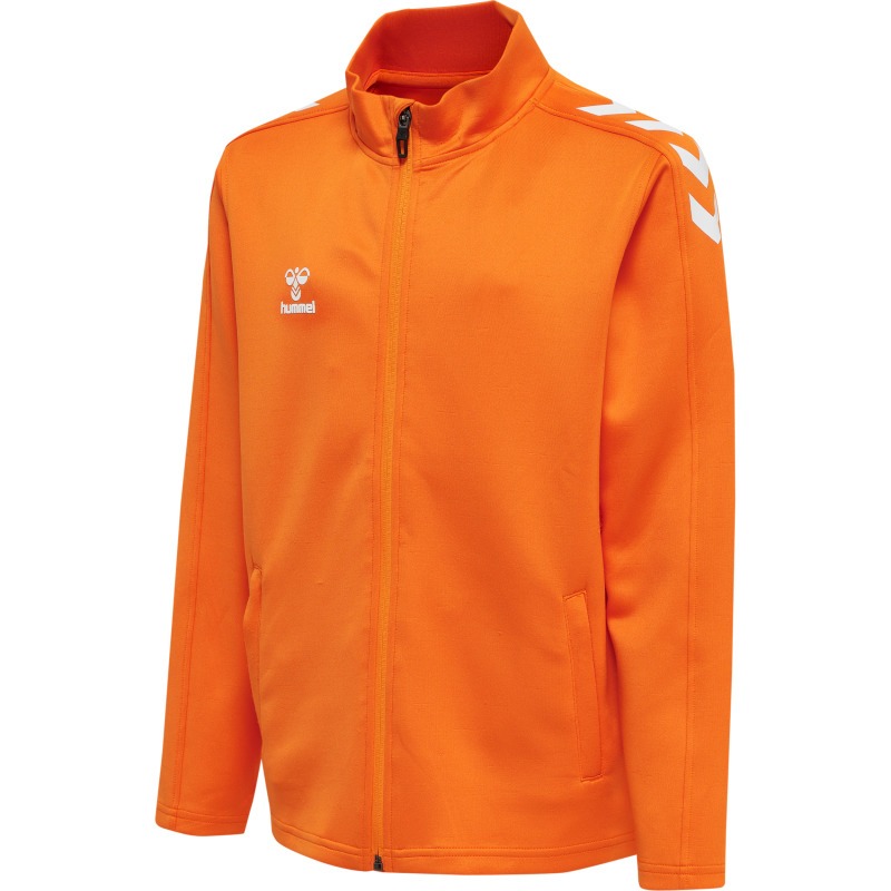 Hummel Hmlcore XK Poly Zip Sweat Kids orange tiger