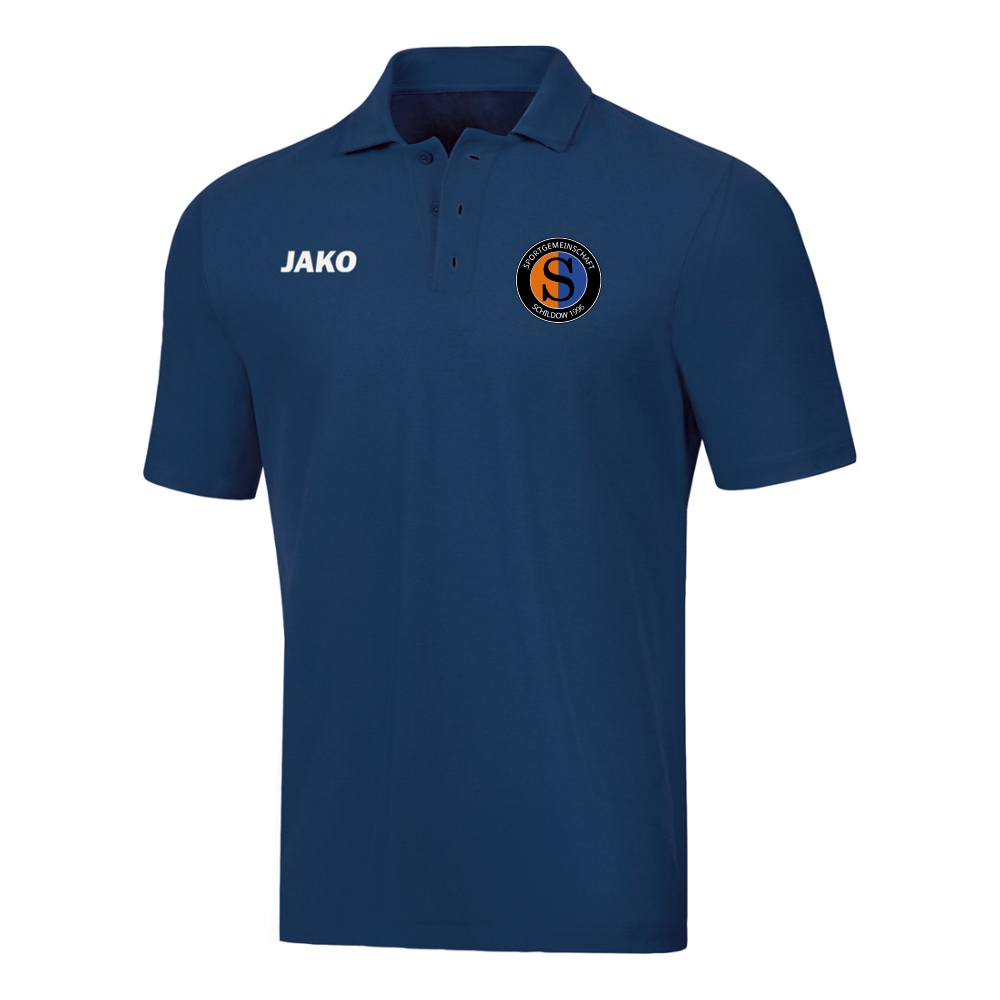 SG Schildow Damen Polo Base marine-weiß