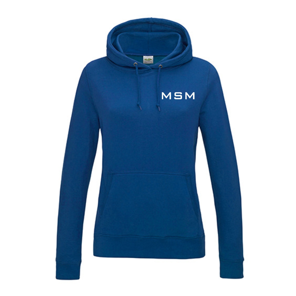 MSM Damen Hoodie royalblau