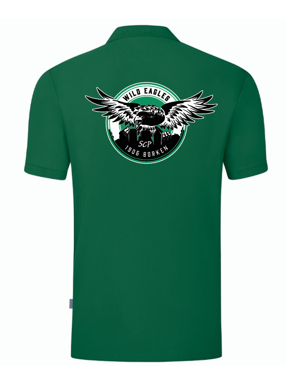 Wild Eagles Borken Polo Organic grün
