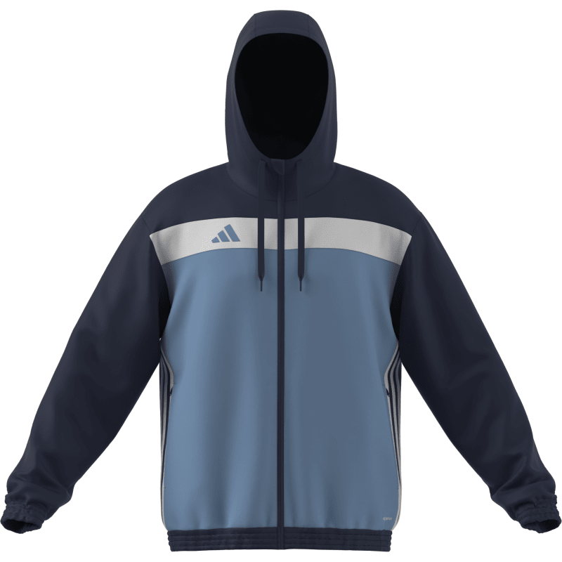 Adidas Full-Zip Hoodie Tiro 25 Essentials team navy blue 2-team light blue