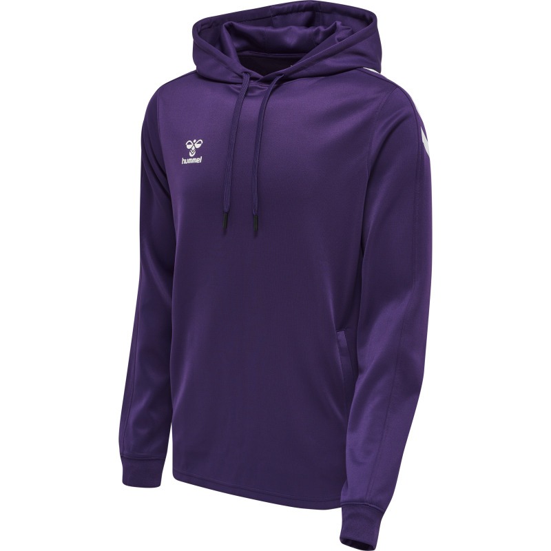Hummel Hmlcore XK Poly Sweat Hoodie acai/white