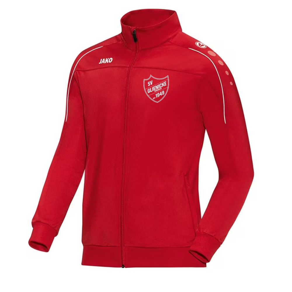 SV Glienicke Jako Kinder Polyesterjacke Classico rot