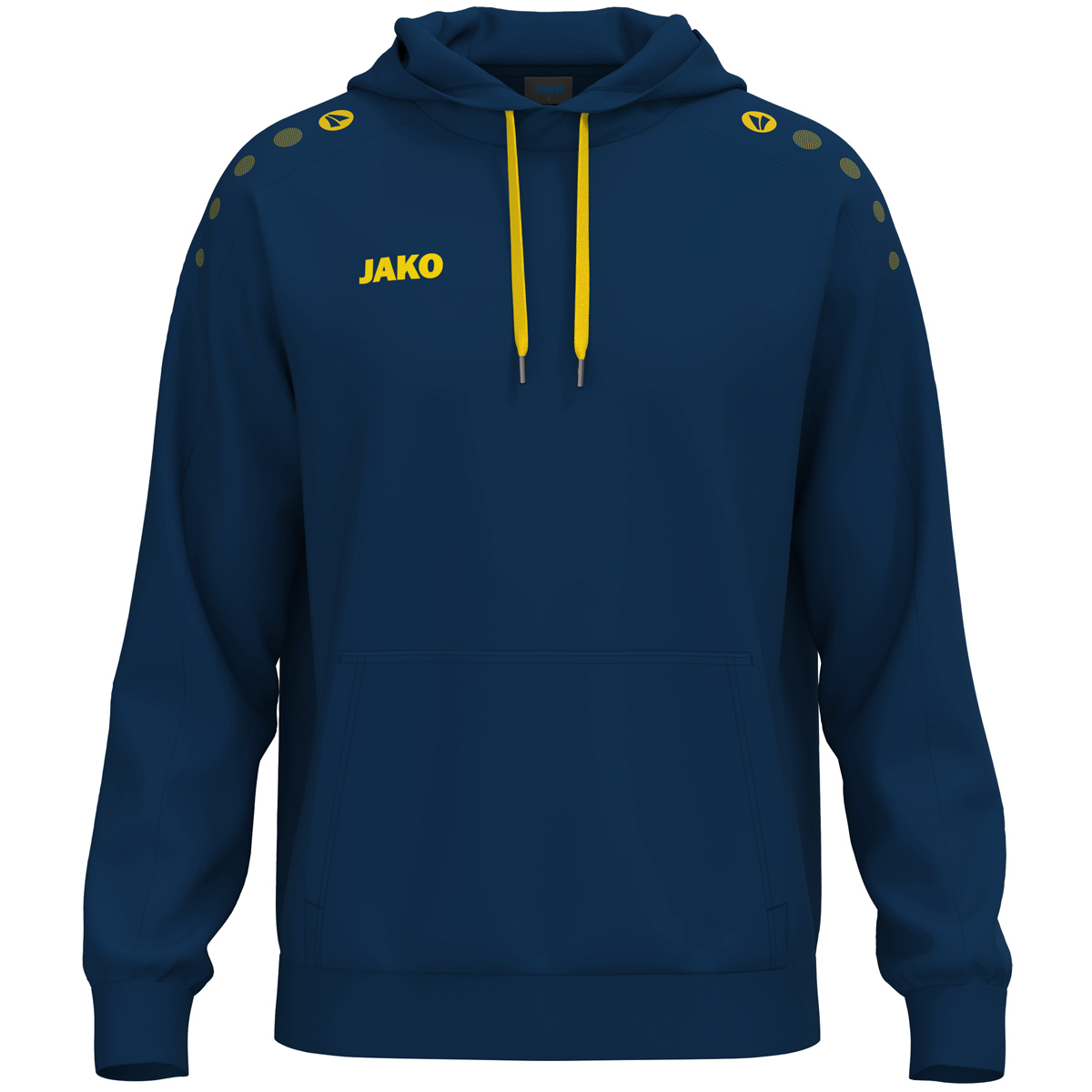 Jako Kapuzensweat One Cotton Kinder navy/citro