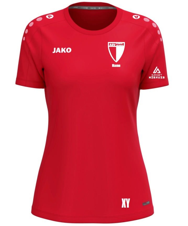 ASV Ellewick Aufwärmshirt One rot Damen