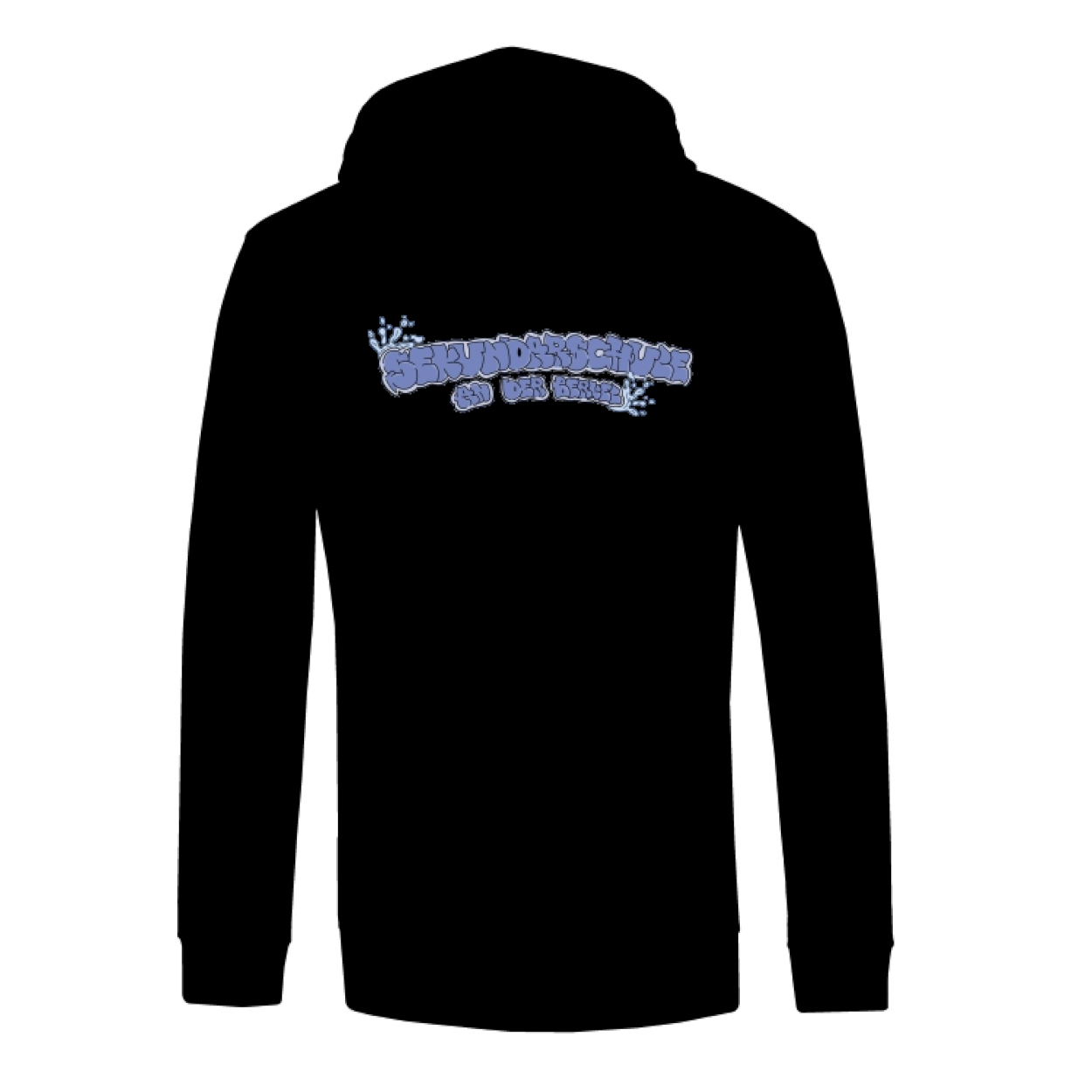 Sekundarschule Vreden Herren Hooded Sweat Schwarz Splash Logo