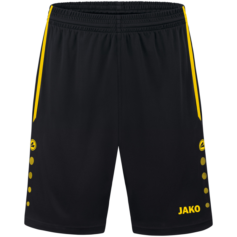 Jako Sporthose Allround schwarz-citro