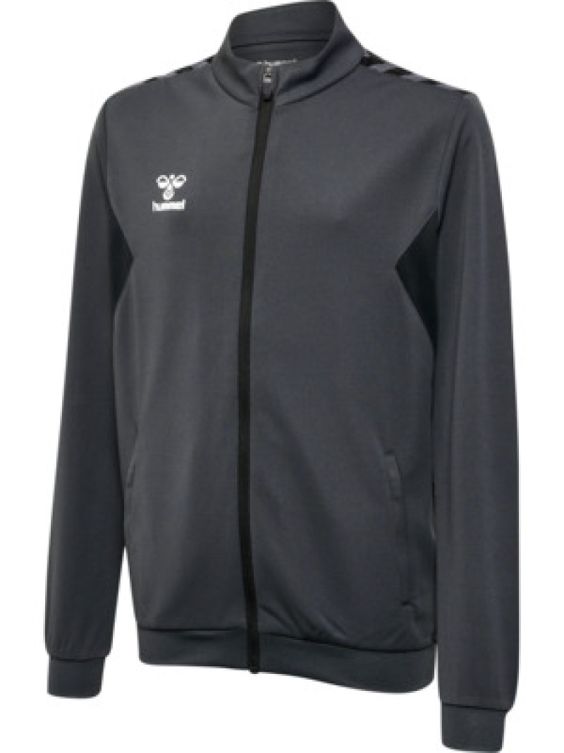 Hummel Hmlauthentic 24 PL Kinder Reißverschlussjacke grau