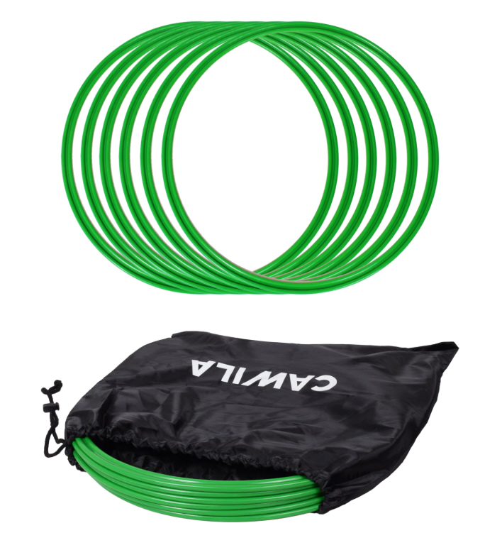 Cawila Koordinationsringe 50cm | 6er Set | inklusive Tasche