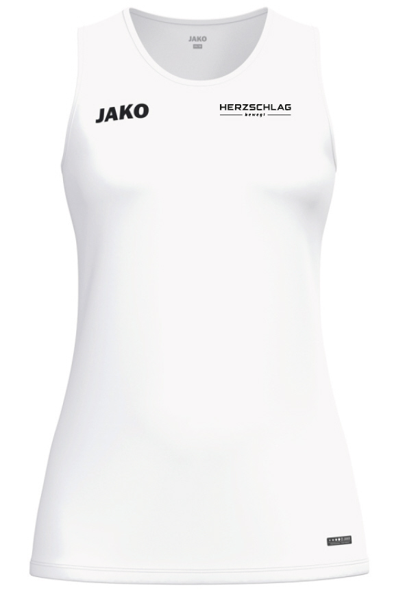 Herzschlag bewegt Tanktop One weiß Damen