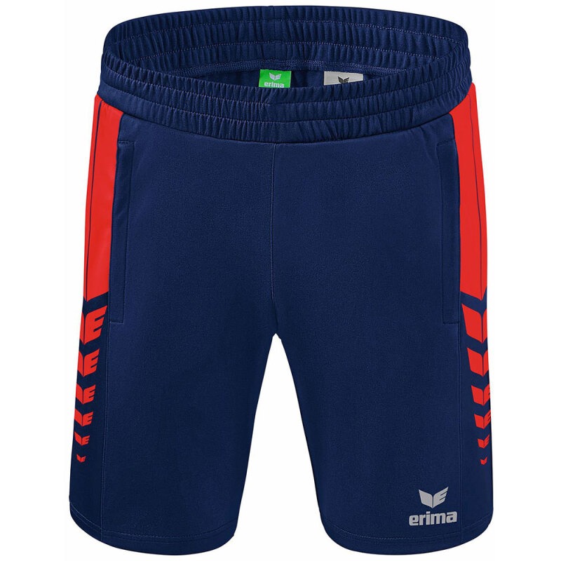 Erima Herren Training Shorts Six Wings blau-rot