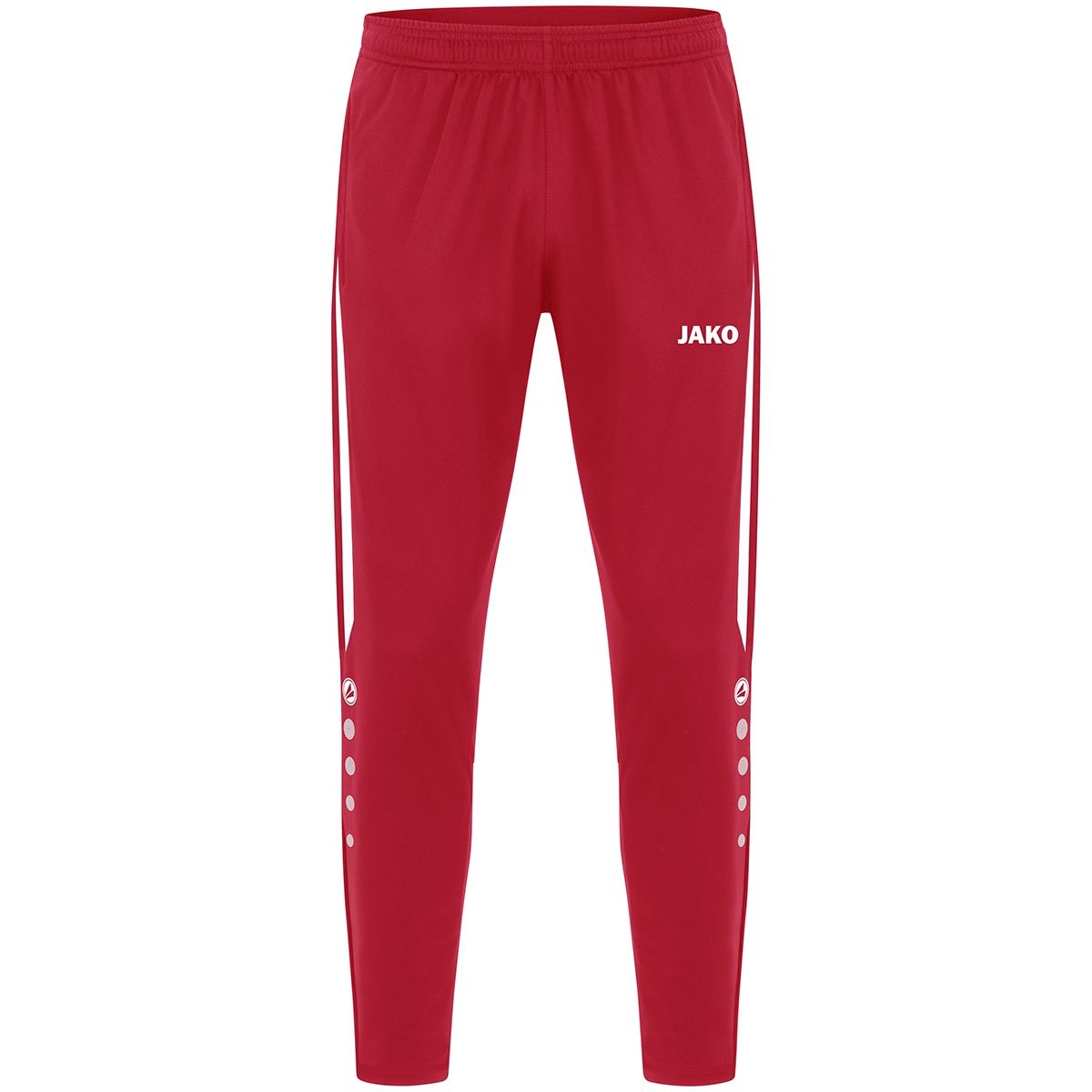 Jako Kinder Polyesterhose Power rot/weiß