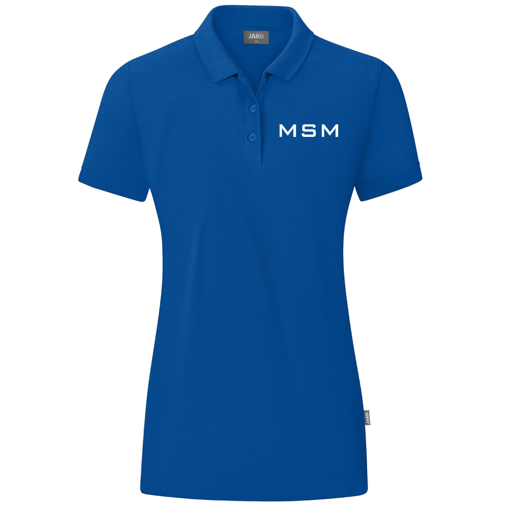 MSM Damen Polo Organic royal