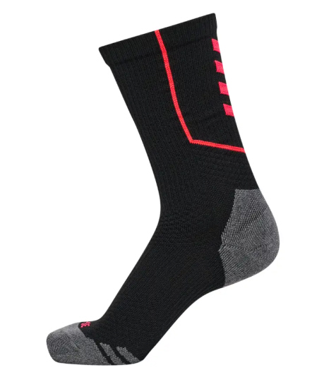Hummel hmlPRO TRAINING SOCKS LOW black/true red