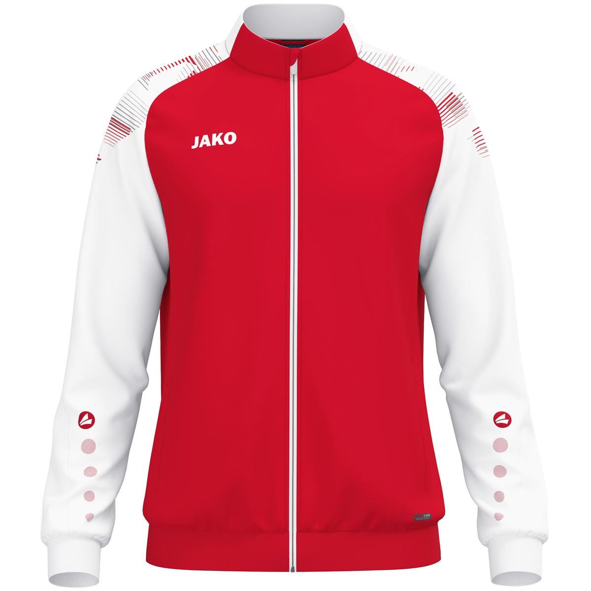 Jako Polyesterjacke Sonic Kinder rot/weiß