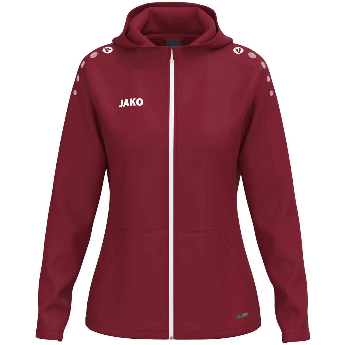 Jako Kapuzenjacke One Damen bordeaux