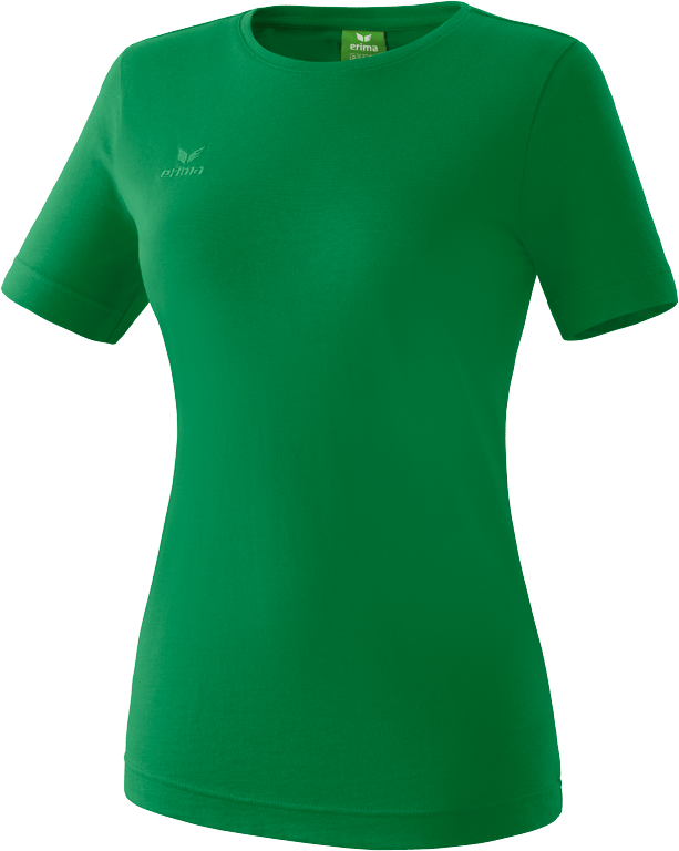 Erima Damen T-Shirt Baumwolle grün