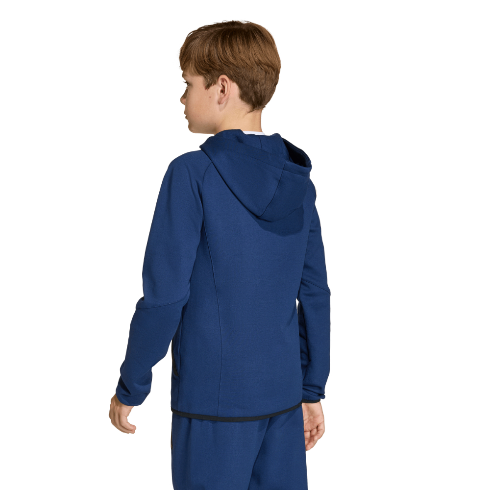Adidas Tiro Travel Kapuzenjacke Kids Dunkelblau