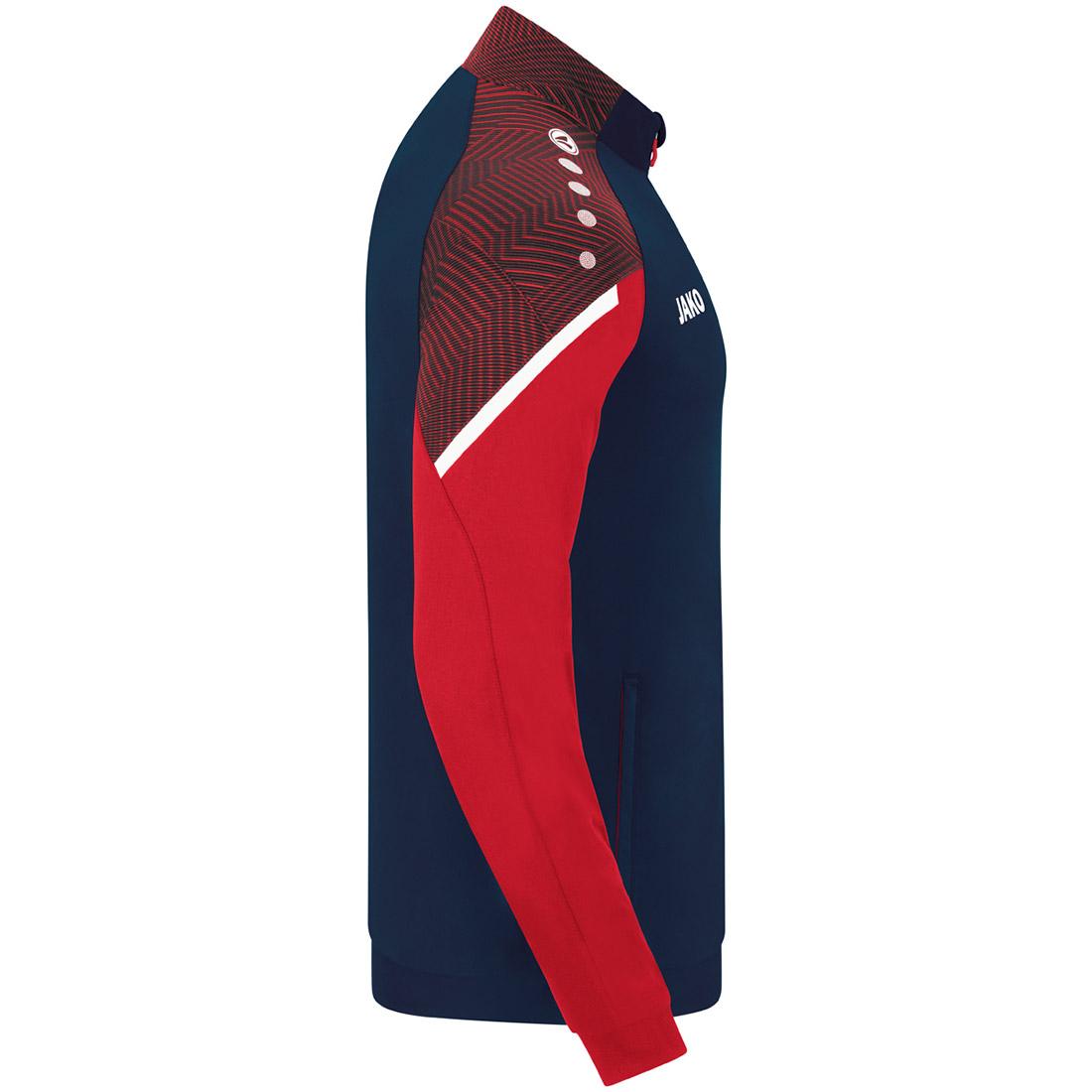 Jako Kinder Polyesterjacke Performance blau-rot