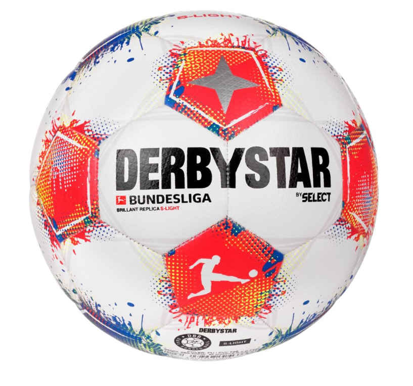 Derbystar Bundesliga Brillant Replica S-Light v25 Trainingsball Weiß