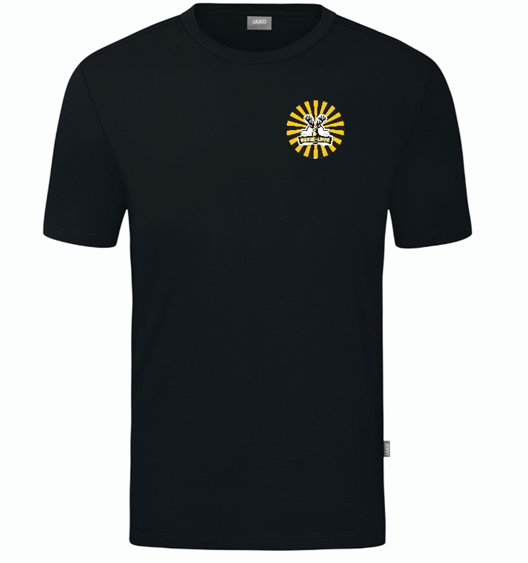 Werse Lippe Crew T-Shirt Doubletex schwarz